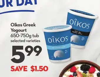Longo's Oikos greek yogourt offer