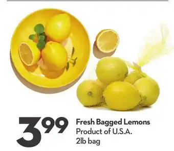 Longo's Fresh bagged lemons offer