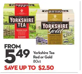 Longo's Yorkshire tea offer