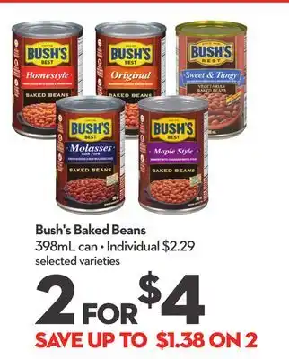 Longo's Bush's baked beans offer