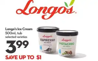 Longo's Longo's ice cream offer