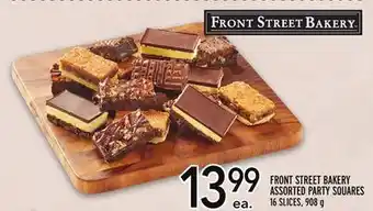 Metro Front street bakery assorted party squares offer