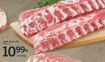 Fortinos Pork back ribs offer