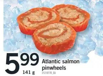Fortinos Atlantic salmon pinwheels, 141 g offer