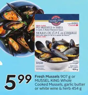 Sobeys Fresh mussels offer