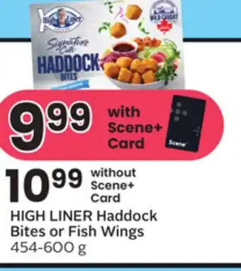 Sobeys Haddock bites or fish wings offer