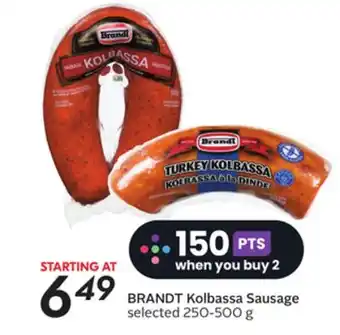 Sobeys Kolbassa sausage offer