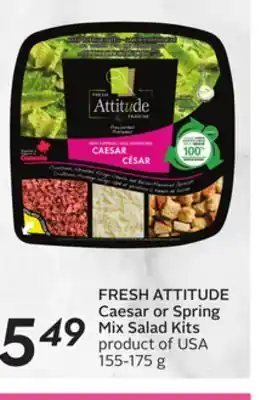 Sobeys Caesar or spring mix salad kits offer