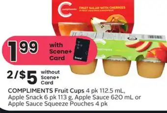 Sobeys Fruit cups offer