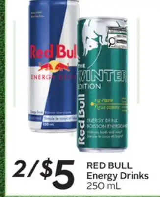Sobeys Energy drinks offer