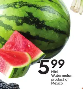 Sobeys Mini watermelon offer