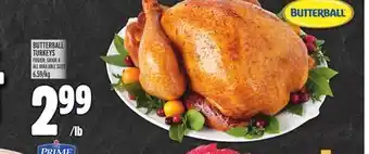 Metro Butterball turkeys offer