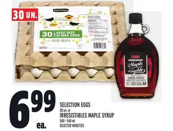 Metro Selection eggs offer