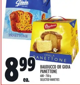 Metro Bauducco or gioia panettone offer
