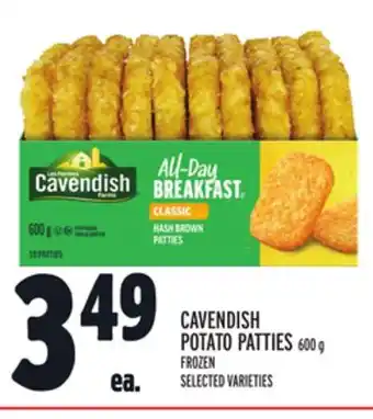 Metro Cavendish potato patties offer