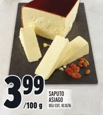 Metro Saputo asiago offer