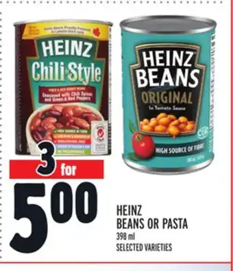 Metro Heinz beans or pasta offer