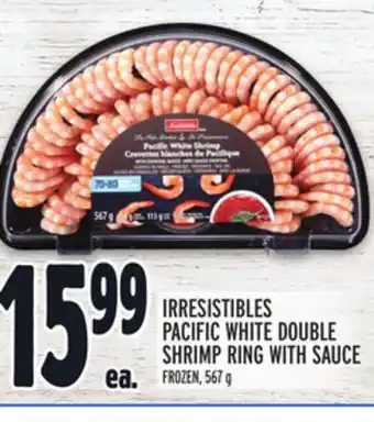 Metro Irresistibles pacific white double shrimp ring with sauce offer