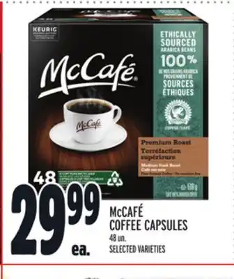Metro Mccafé coffee capsules offer