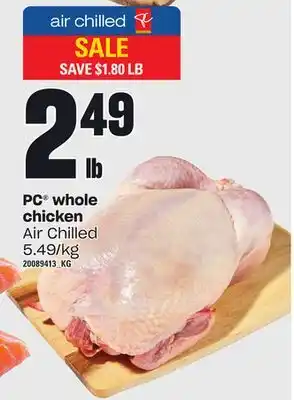 Loblaws Pc whole chicken offer