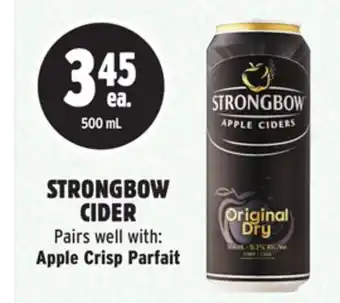 Metro Strongbow cider offer