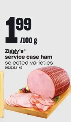 Loblaws Ziggy's service case ham offer