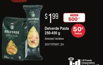 Loblaws Delverde pasta, 250-450 g offer