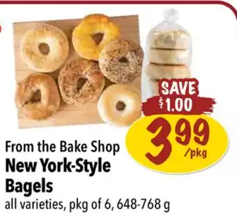 Farm Boy New york-style bagels offer