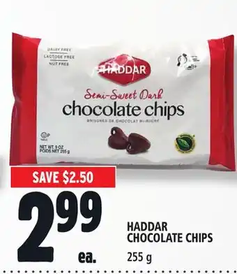 Metro Haddar chocolate chips offer