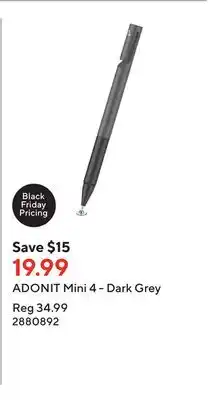 Staples Adonit mini 4 - dark grey offer