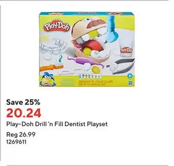 Staples Play-doh drill 'n fill dentist playset offer