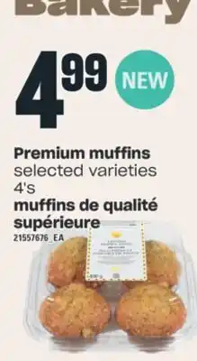 Valu-mart Muffins de qualité supérieure, 4's offer