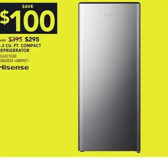 RONA Hisense 6.3 cu. ft. compact refrigerator offer