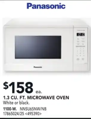 RONA Panasonic 1.3 cu. ft. microwave oven 1100-w offer