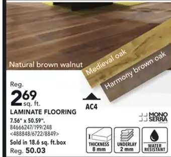 RONA Mono serra laminate flooring 7.56 x 50.59 offer