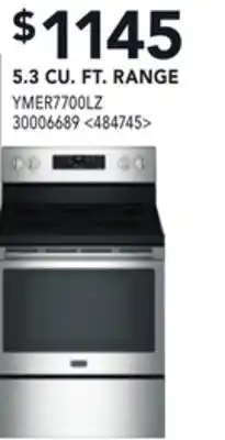 Maytag 5.3 cu.ft. range