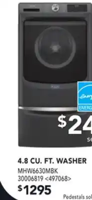 RONA Maytag 4.8 cu. ft. washer offer