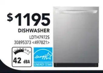 RONA Lg dishwasher offer