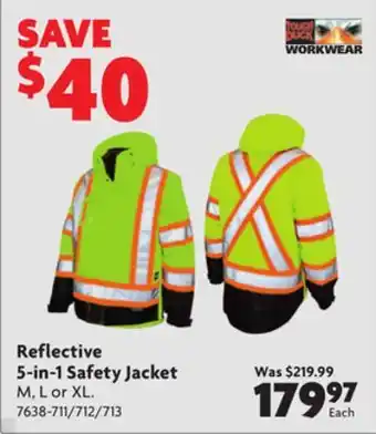 Home Hardware Reflective 5-in-1 safety jacket offer