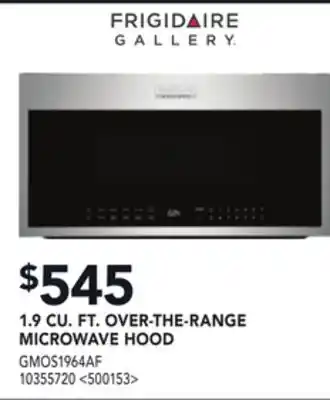 RONA Frigidaire gallery 1.9 cu. ft. over-the-range microwave hood offer