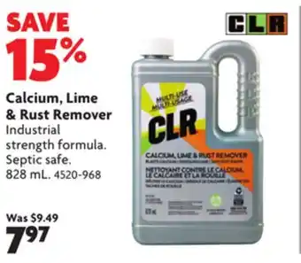 Home Hardware Calcium, lime & rust remover offer