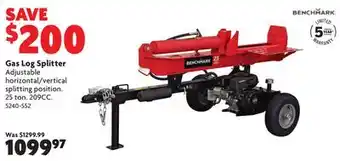 Home Hardware Gas log splitter offer