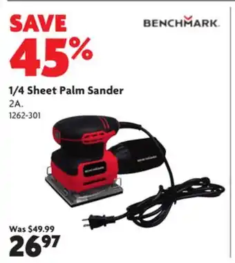 Home Hardware 1/4 sheet palm sander offer