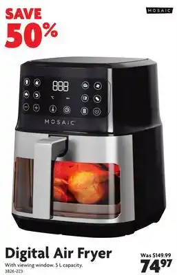 Home Hardware Digital air fryer offer