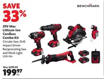 Home Hardware 20v max lithium-ion cordless combo kit offer