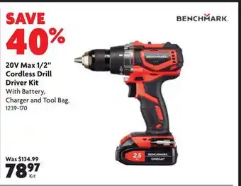 Home Hardware 20v max 1/2 cordless drill driver kit offer