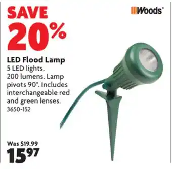 Home Hardware Led flood lamp offer
