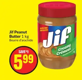 Chalo FreshCo Jif peanut butter 1 kg offer