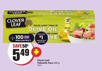Chalo FreshCo Clover leaf yellowfin tuna 240 g offer