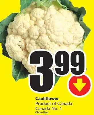 Chalo FreshCo Cauliflower product of canada canada no. 1 offer
